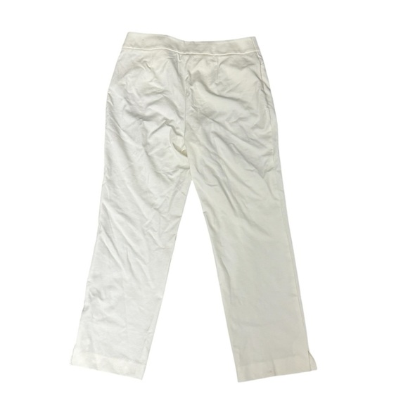 Chico’s White Seasonless Ponte Ankle Pants Size 10 - Picture 2 of 5